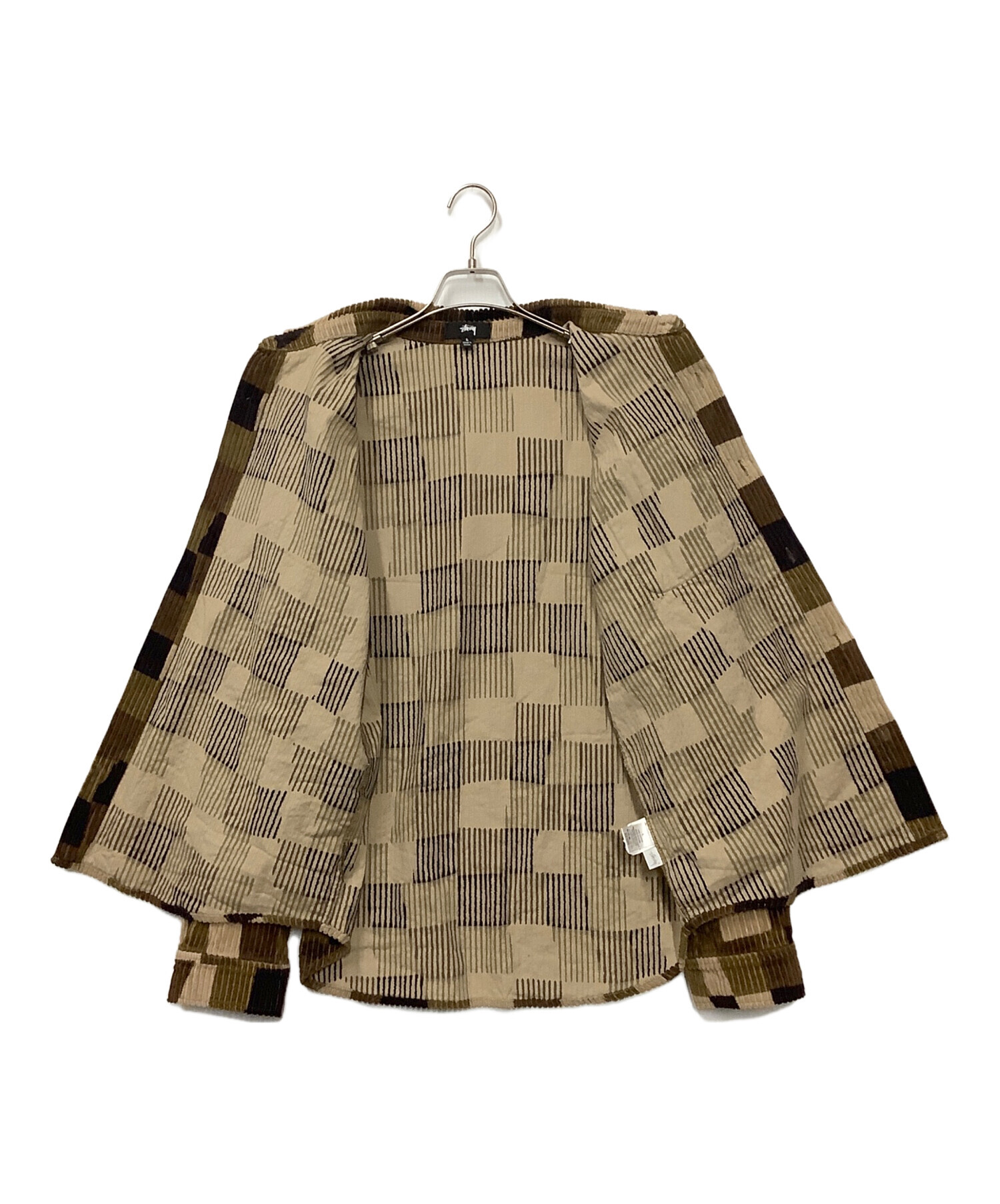 中古・古着通販】stussy (ステューシー) 長袖シャツ ベージュ サイズ:L 中古・古着通販】stussy (ステューシー) 長袖シャツ ベージュ サイズ:L