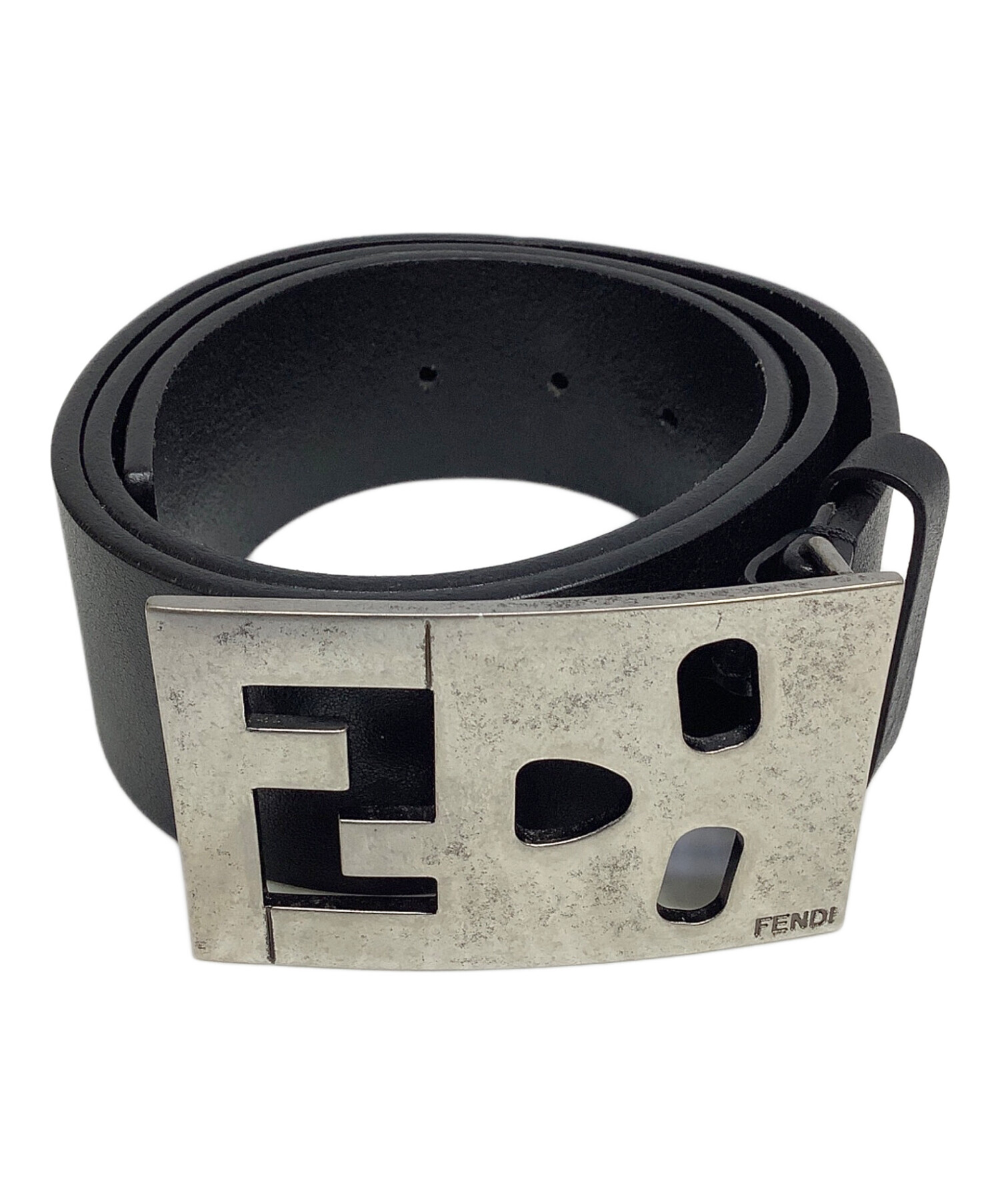 中古・古着通販】FENDI (フェンディ) ベルト ブラック サイズ:34/85 中古・古着通販】FENDI (フェンディ) ベルト ブラック サイズ:34/85