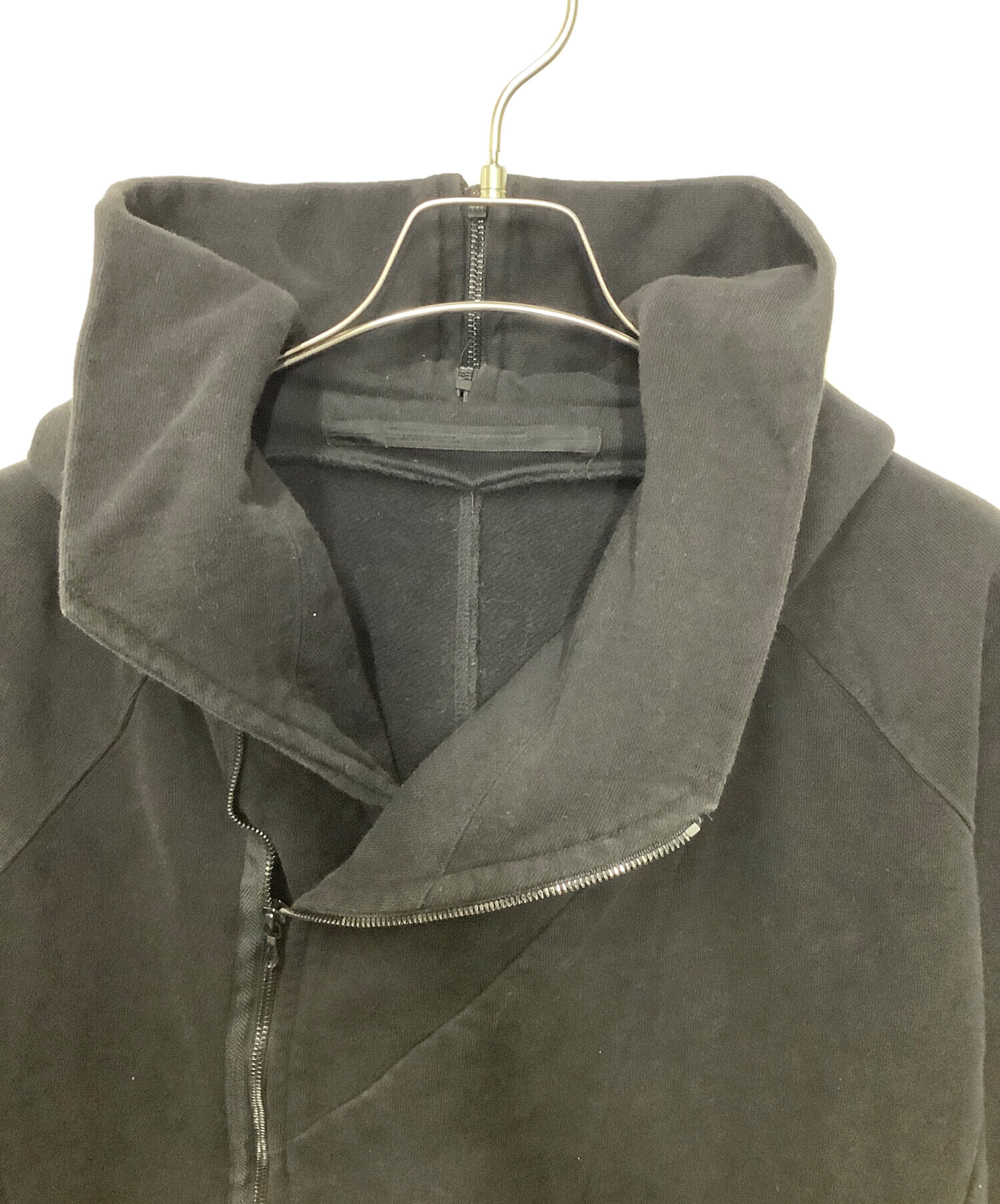 中古・古着通販】JULIUS (ユリウス) ジオメトリックパーカー ブラック