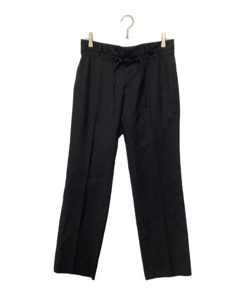 入手困難 KRISVANASSCHE スラックス パンツ ズボン 黒 光沢 【公式通販】