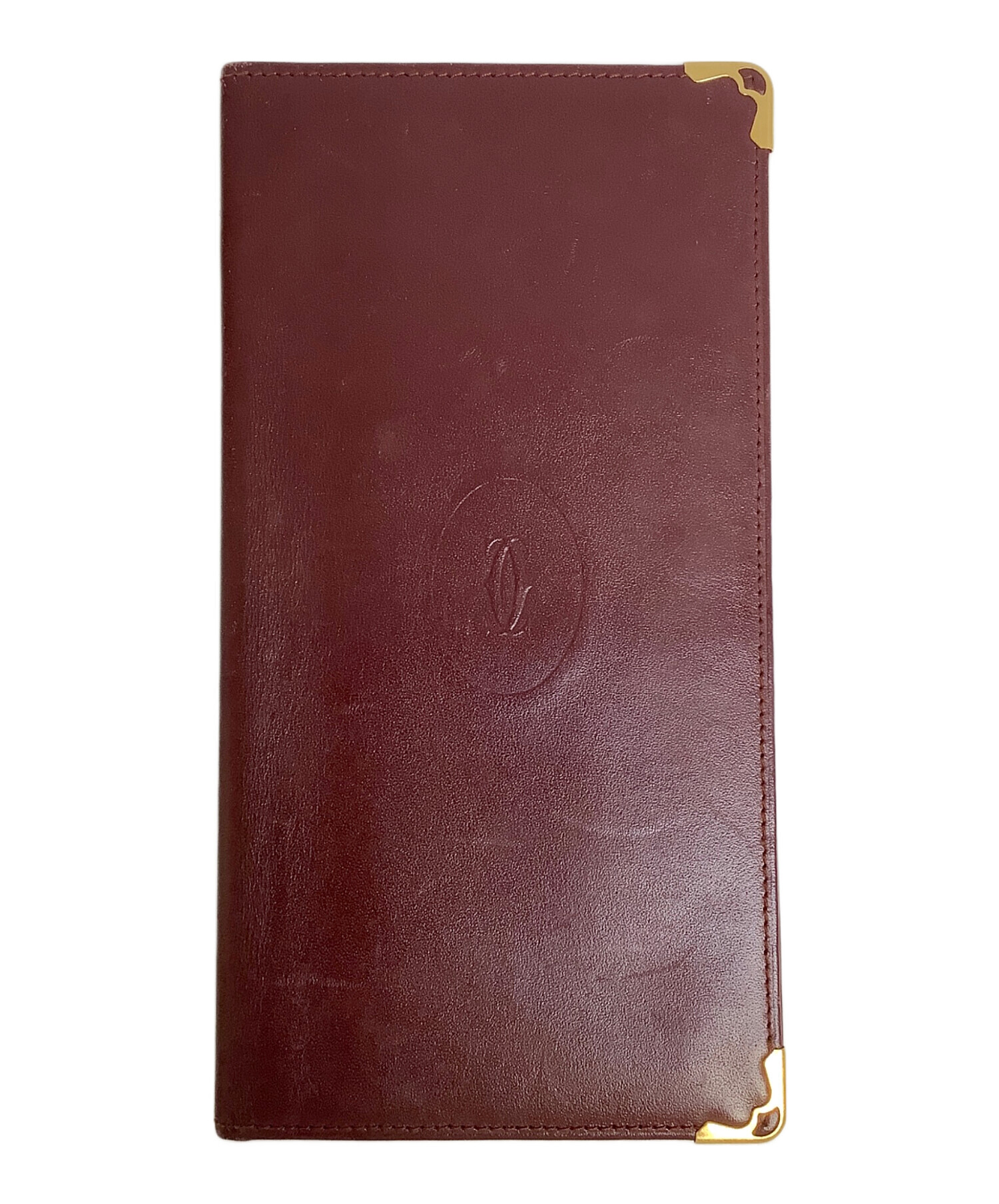 中古・古着通販】Cartier (カルティエ) 札入れ ボルドー｜ブランド
