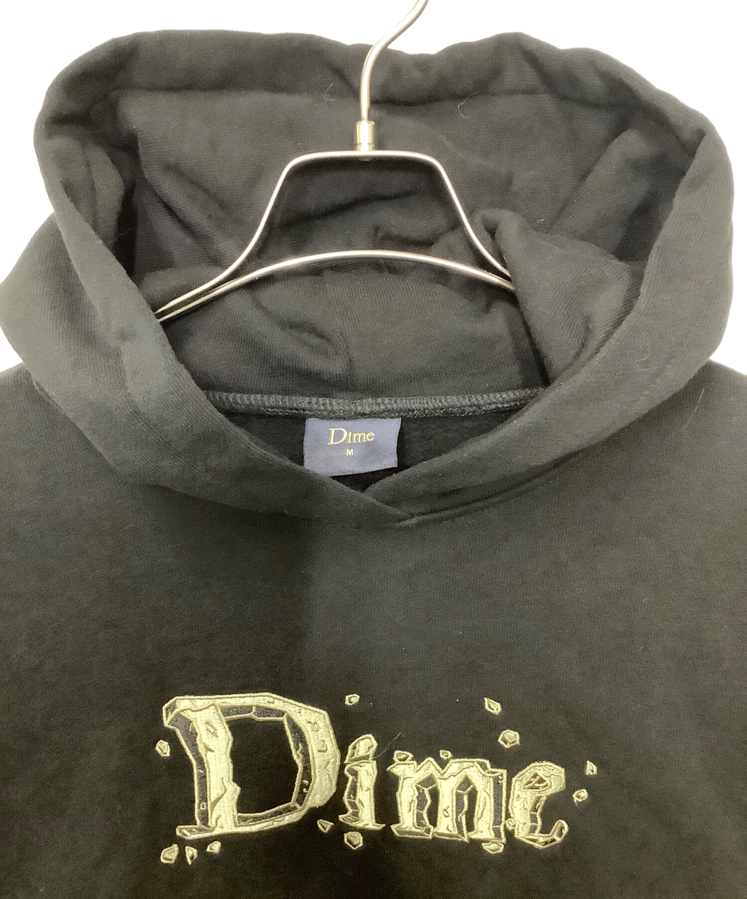 中古・古着通販】Dime (ダイム) プルオーバーパーカー ブラック サイズ