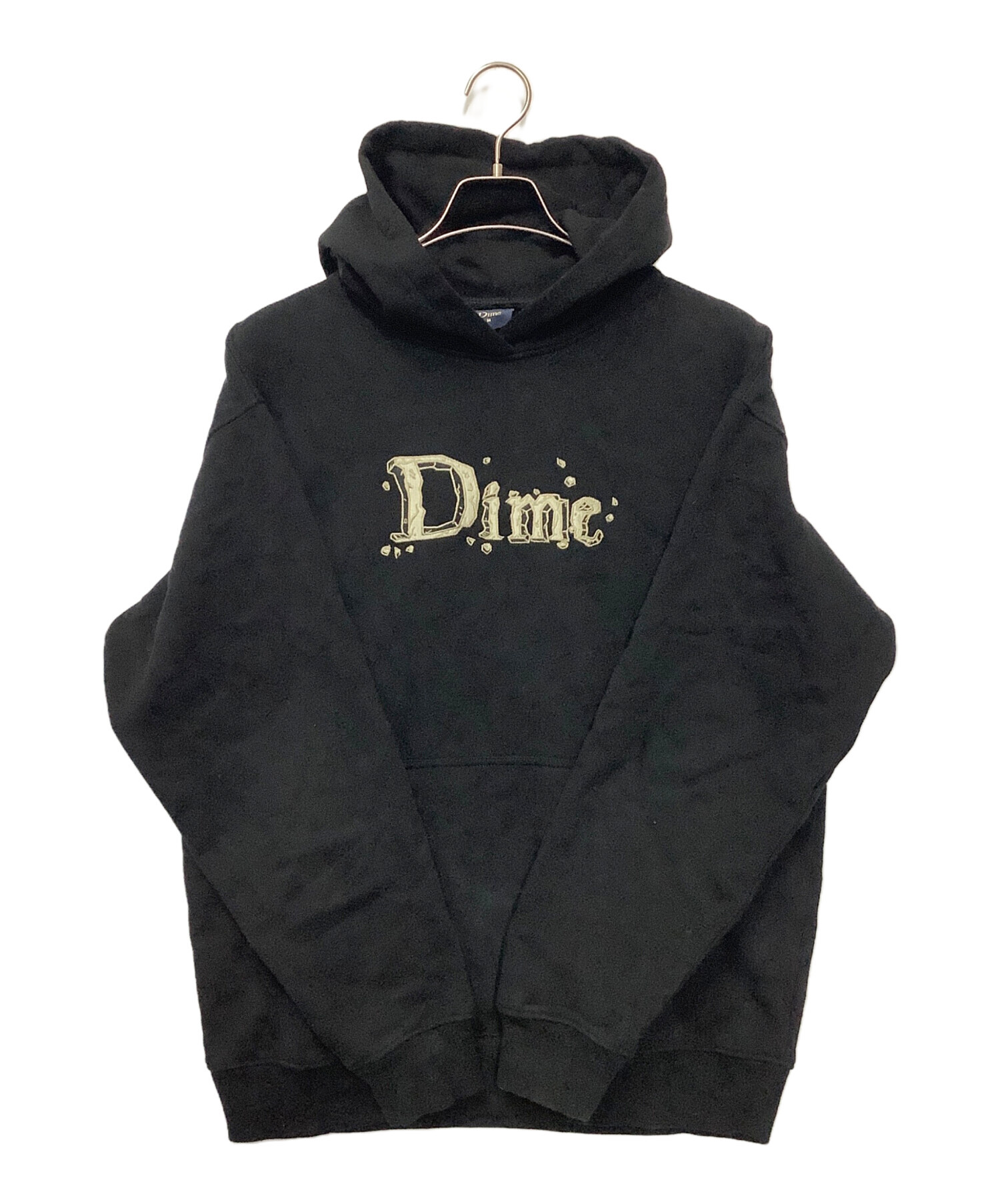中古・古着通販】Dime (ダイム) プルオーバーパーカー ブラック サイズ