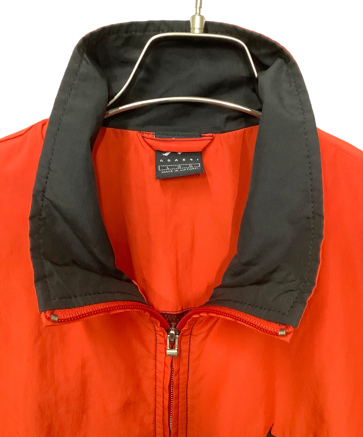 中古・古着通販】NIKE (ナイキ) ナイロンジャケット レッド サイズ:L