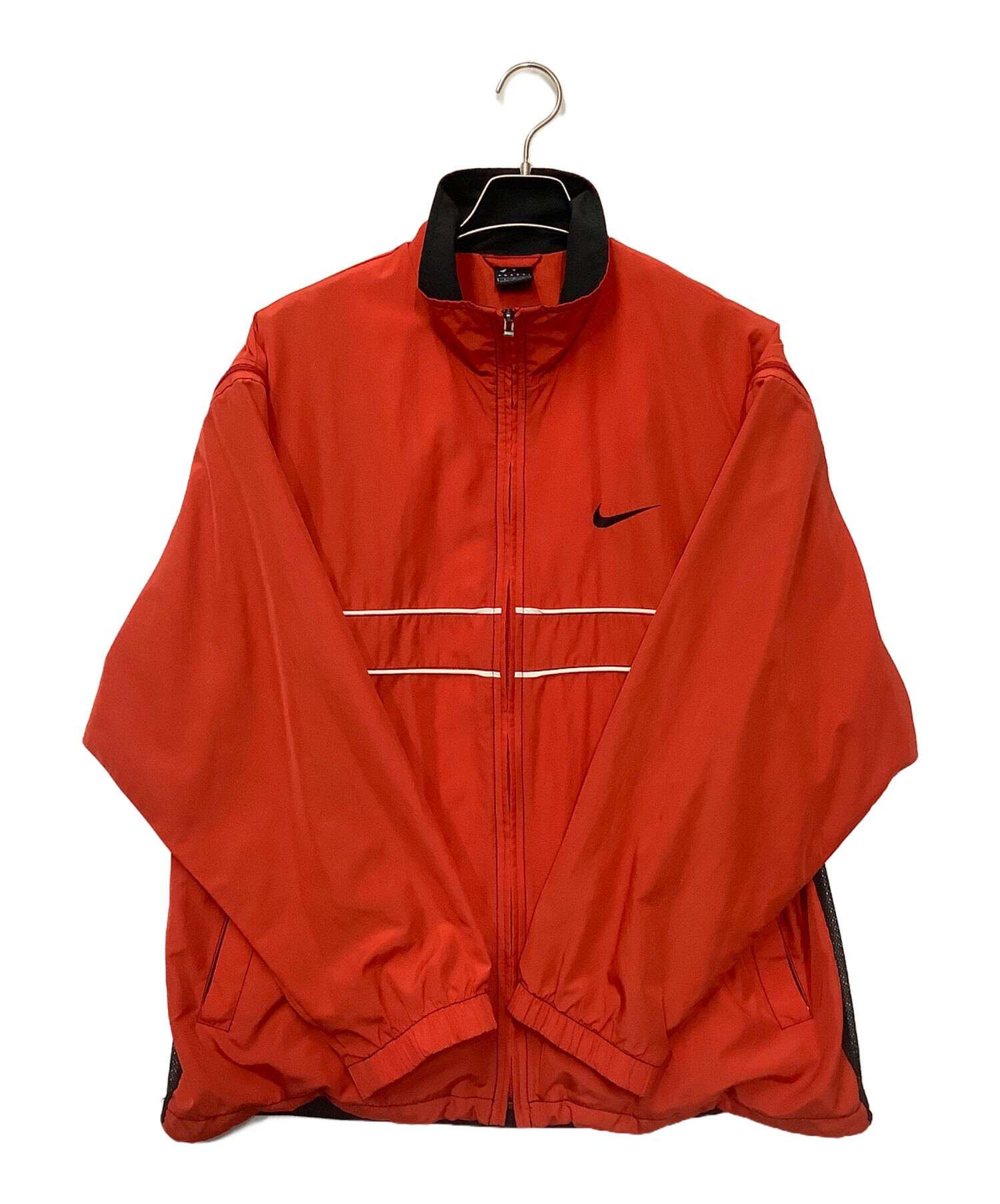 中古・古着通販】NIKE (ナイキ) ナイロンジャケット レッド サイズ:L