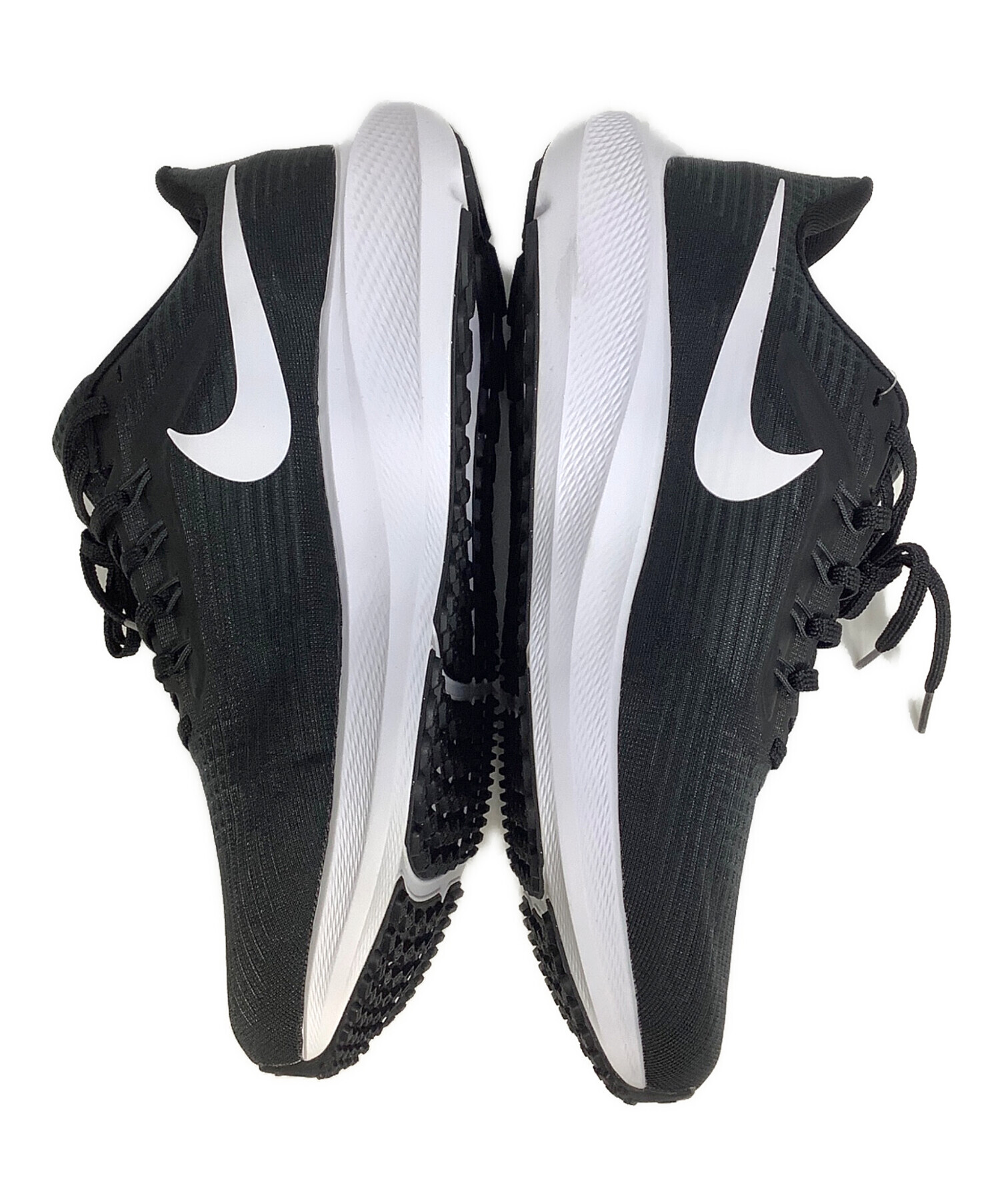 中古・古着通販】NIKE (ナイキ) スニーカー ブラック×ホワイト サイズ 