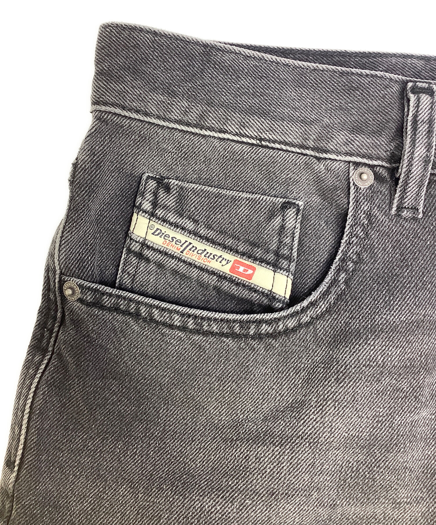 中古・古着通販】DIESEL (ディーゼル) デニムハーフパンツ ブラック 