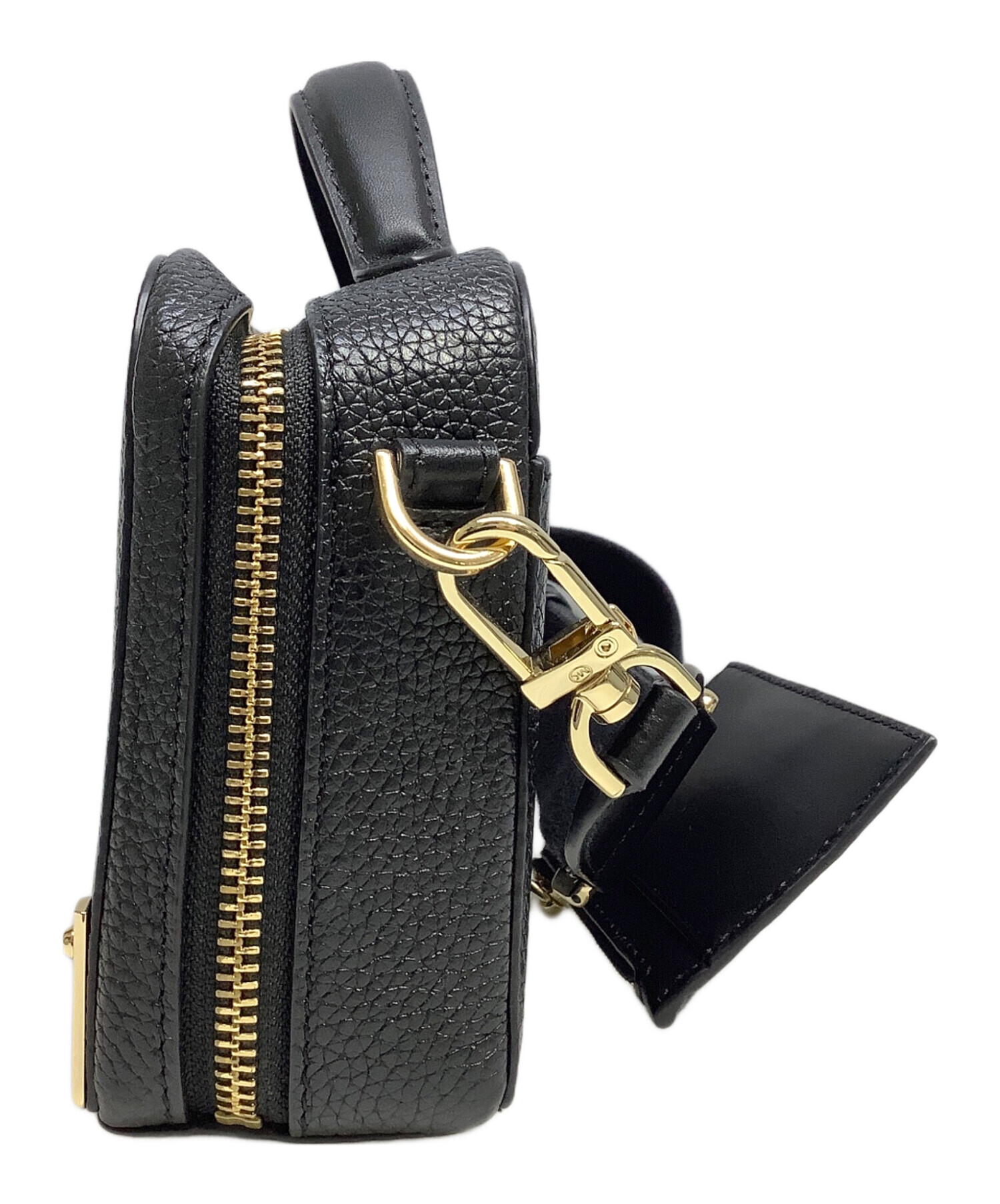 【加古川店】 中古 Michael Kors | マイケルコース ショルダーバッグ Parker Medium Shearling Leather Shoulder Bag 30H3S7PC2F ブラック 【121】 MICHAEL KORS - 【加古川店】 中古 Michael Kors | マイケルコース
