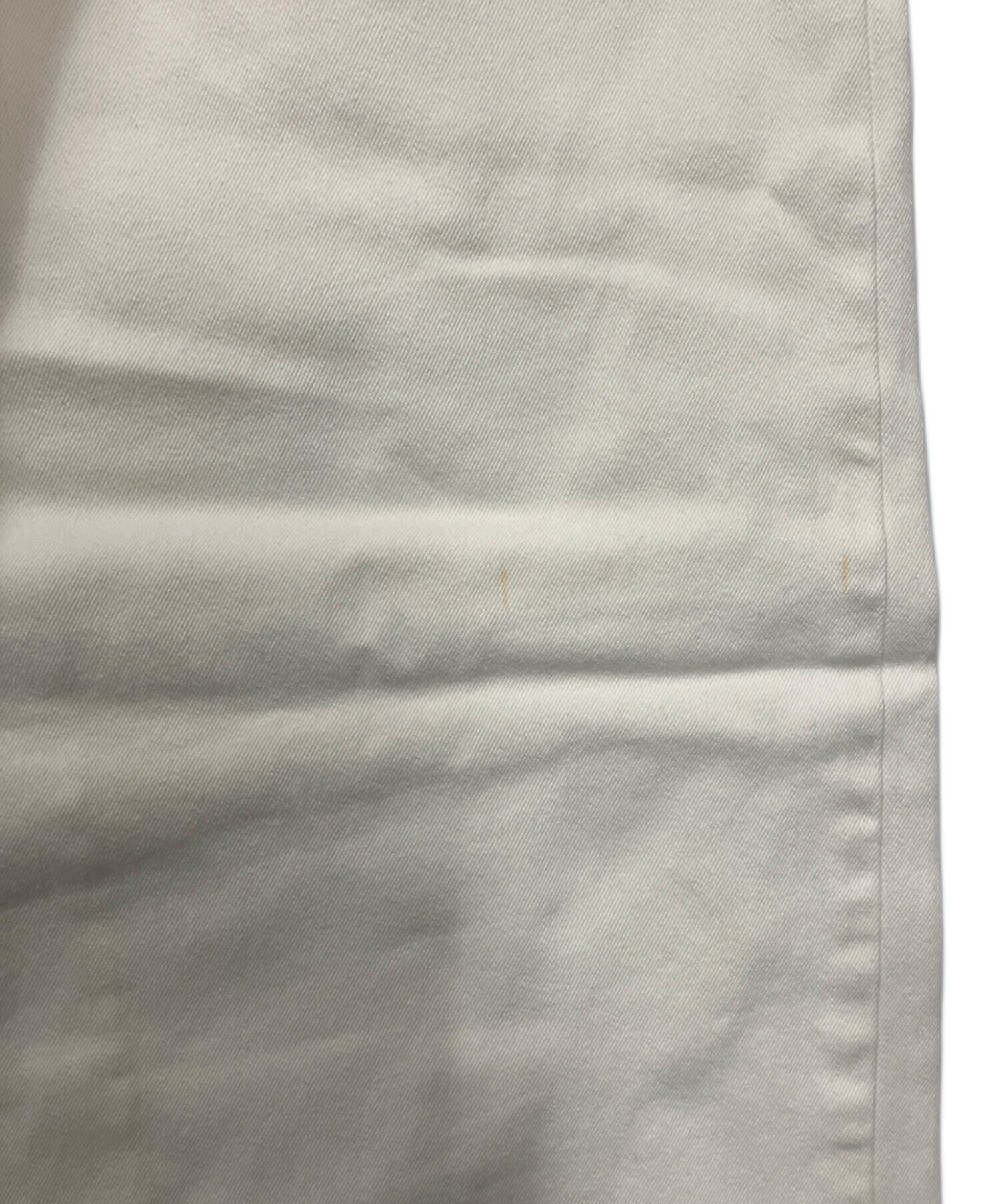 中古・古着通販】BEARDSLEY (ビアズリー) デニムパンツ ホワイト