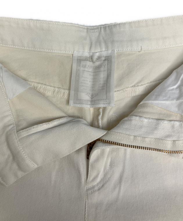 ❢24SS ビアズリー デニムワイドパンツ Fサイズ 未使用タグ付 中古・古着通販】BEARDSLEY (ビアズリー) デニムパンツ ホワイト