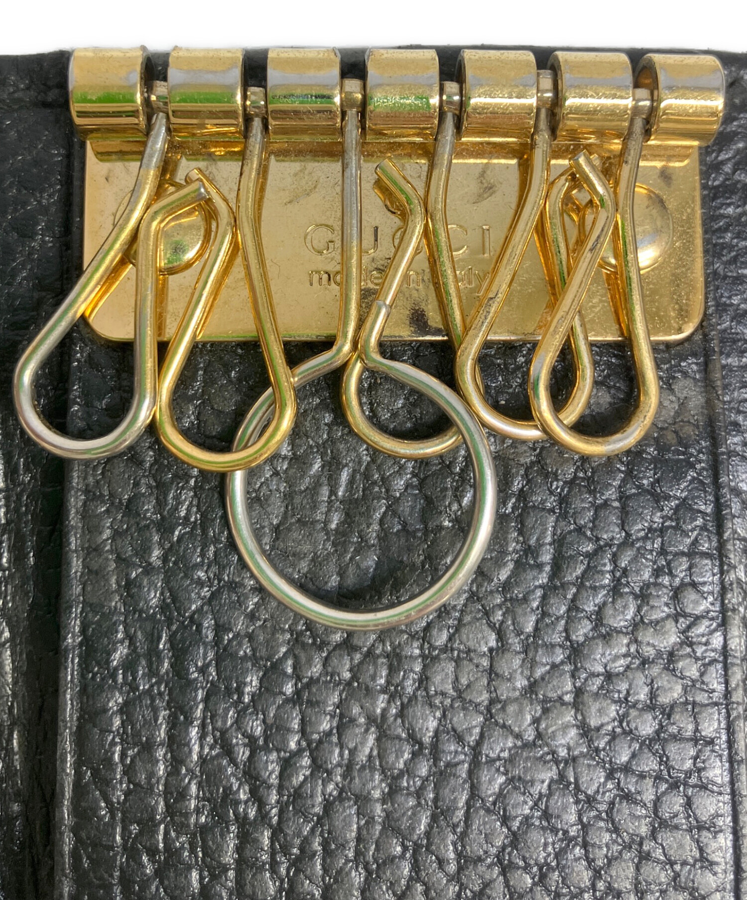 中古・古着通販】GUCCI (グッチ) 6連キーケース ブラック|ブランド 中古・古着通販】GUCCI (グッチ) 6連キーケース ブラック|ブランド