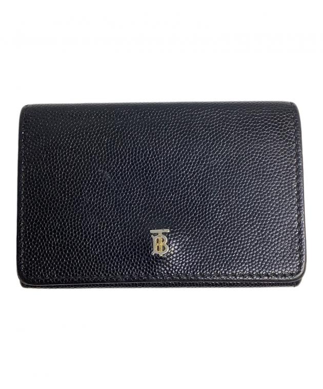 BURBERRY ブラックレザー 3つ折り財布中古品最終値下げ!! 中古・古着通販】BURBERRY (バーバリー) 3つ折り財布 ブラック