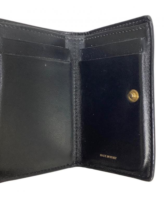 中古・古着通販】BURBERRY (バーバリー) 3つ折り財布 ブラック