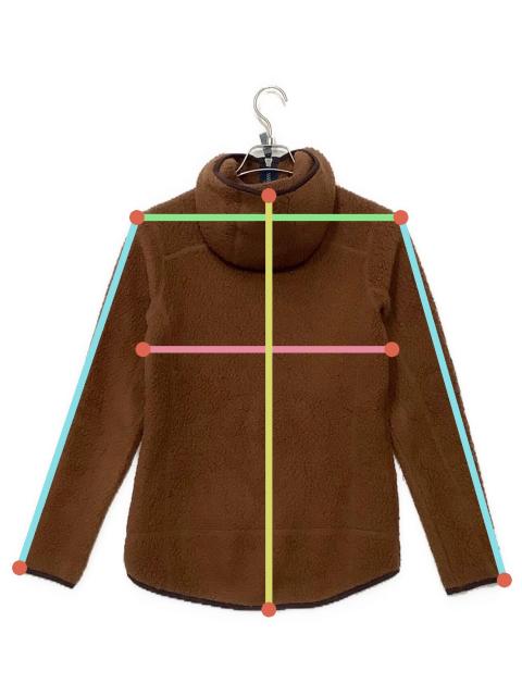 patagonia フード付きジャケット ブラウン 中古・古着通販】Patagonia (パタゴニア) ボアジャケット ブラウン