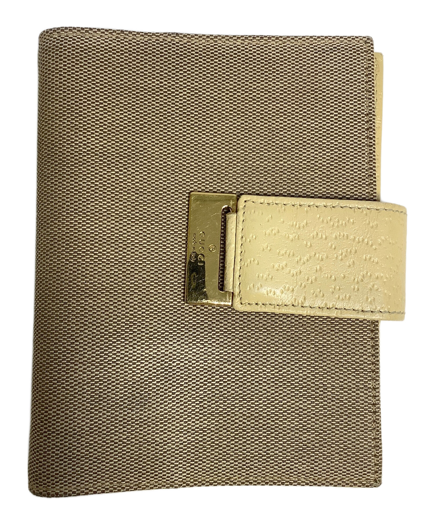 GUCCI 手帳カバー 中古・古着通販】GUCCI (グッチ) 手帳カバー ベージュ｜ブランド・古着