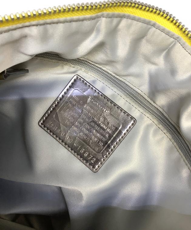 中古・古着通販】COACH (コーチ) 2WAYバッグ グレー｜ブランド・古着