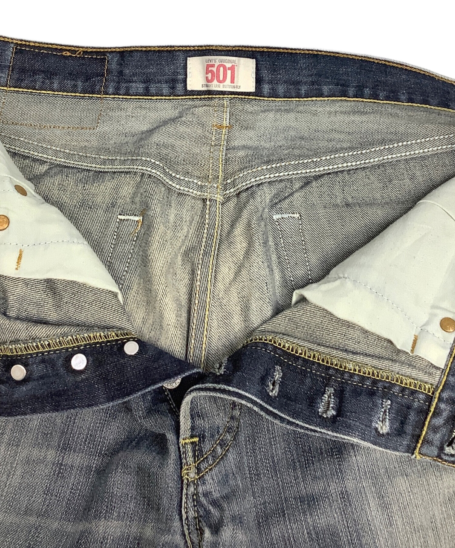 中古・古着通販】LEVI'S (リーバイス) デニムパンツ ブルー サイズ:W33
