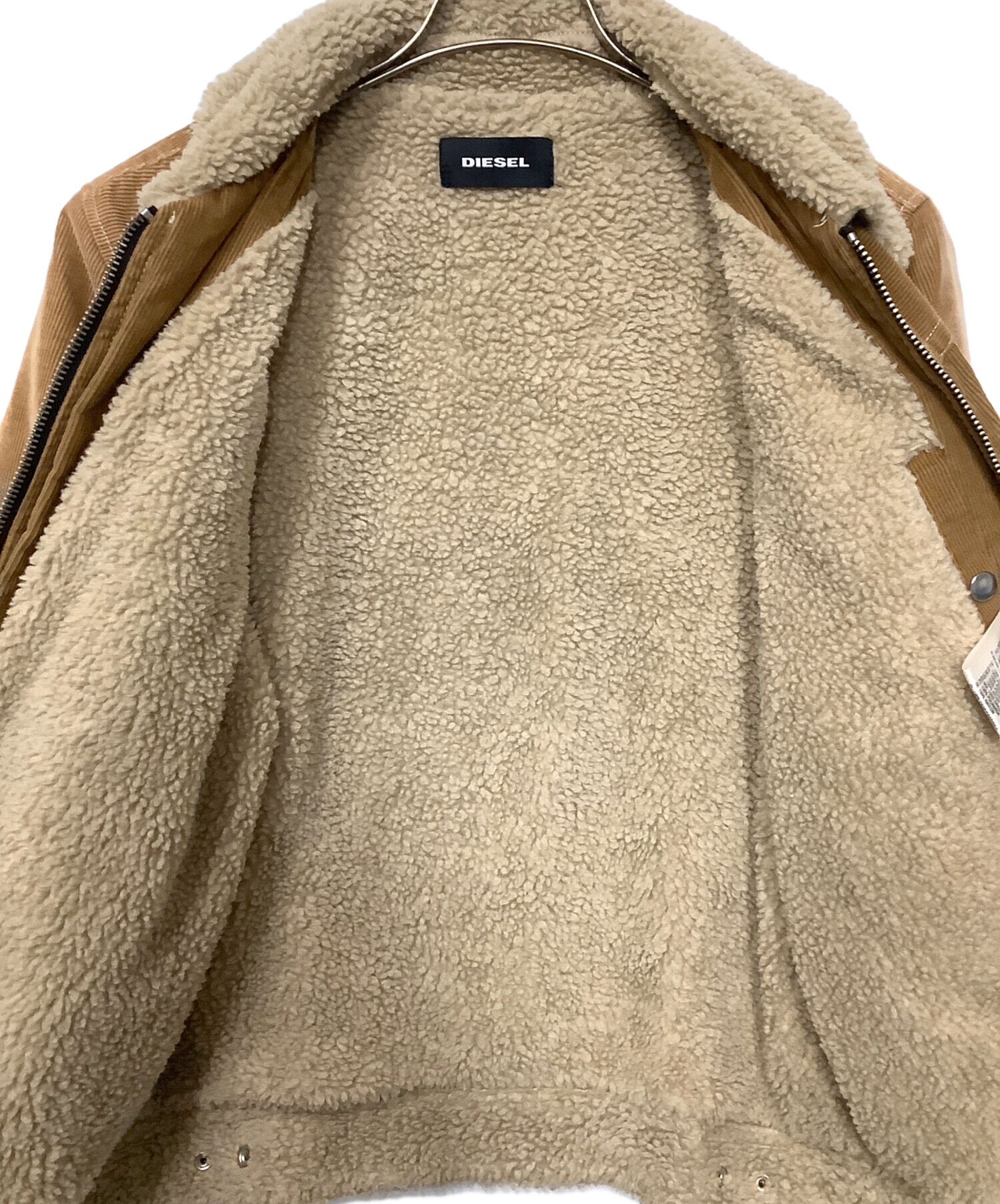 中古・古着通販】DIESEL (ディーゼル) ムートンジャケット ブラウン