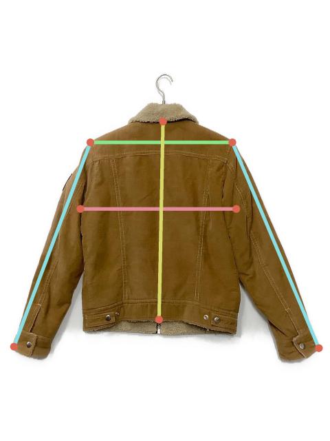 中古・古着通販】DIESEL (ディーゼル) ムートンジャケット ブラウン