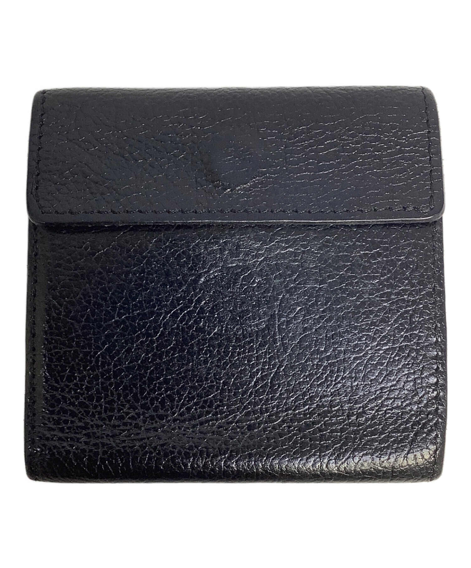 中古・古着通販】IL BISONTE (イル ビゾンテ) 2つ折り財布 ブラック 