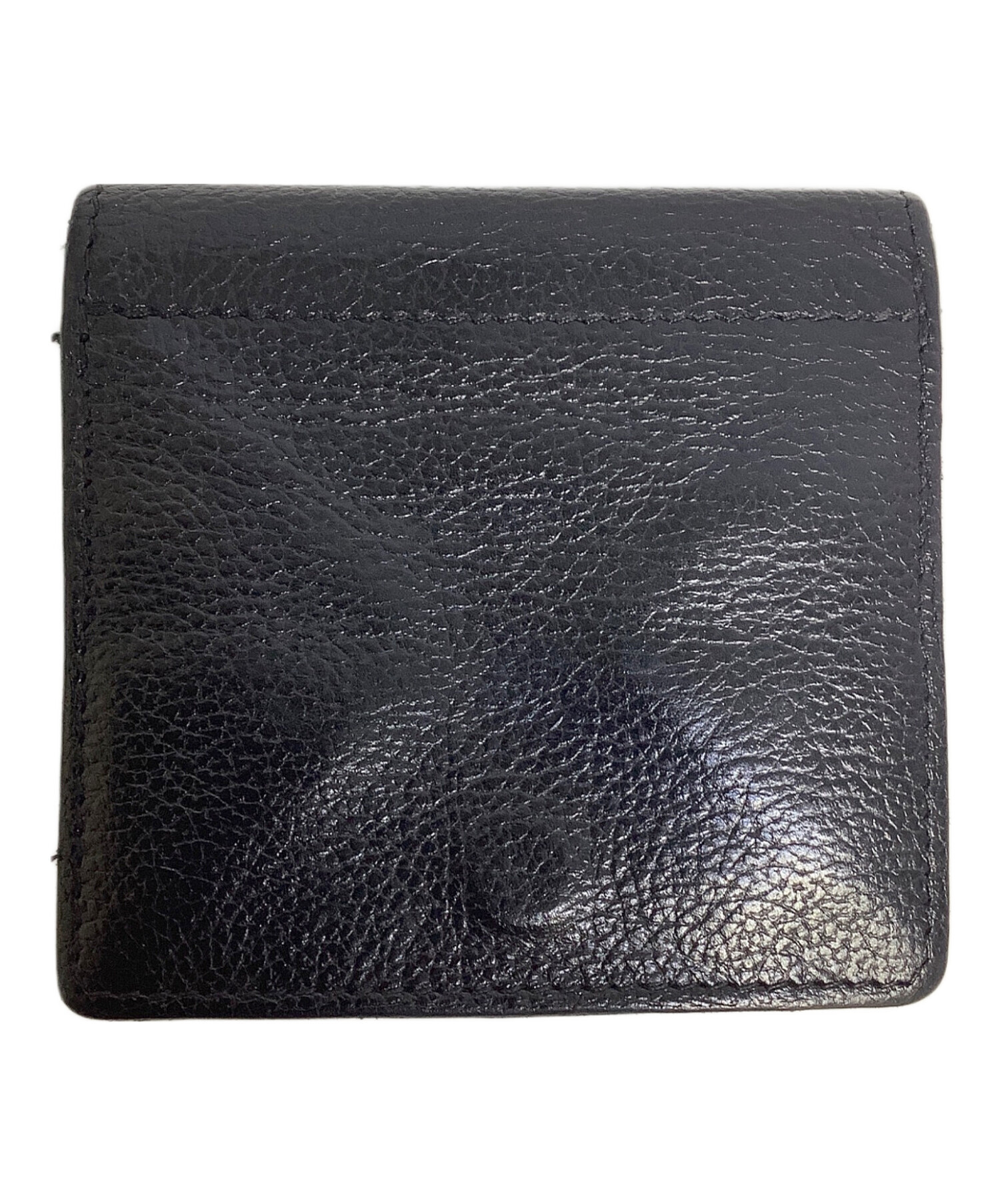 二つ折り財布 イルビゾンテ イルビゾンテ 財布 黒 IL BISONTE