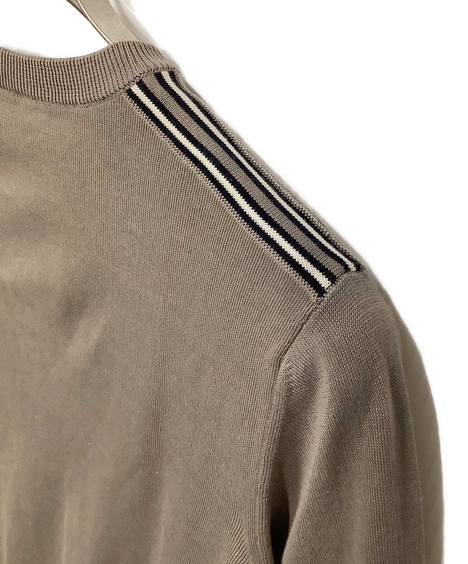 中古・古着通販】MONCLER (モンクレール) 薄手ニット ベージュ サイズ