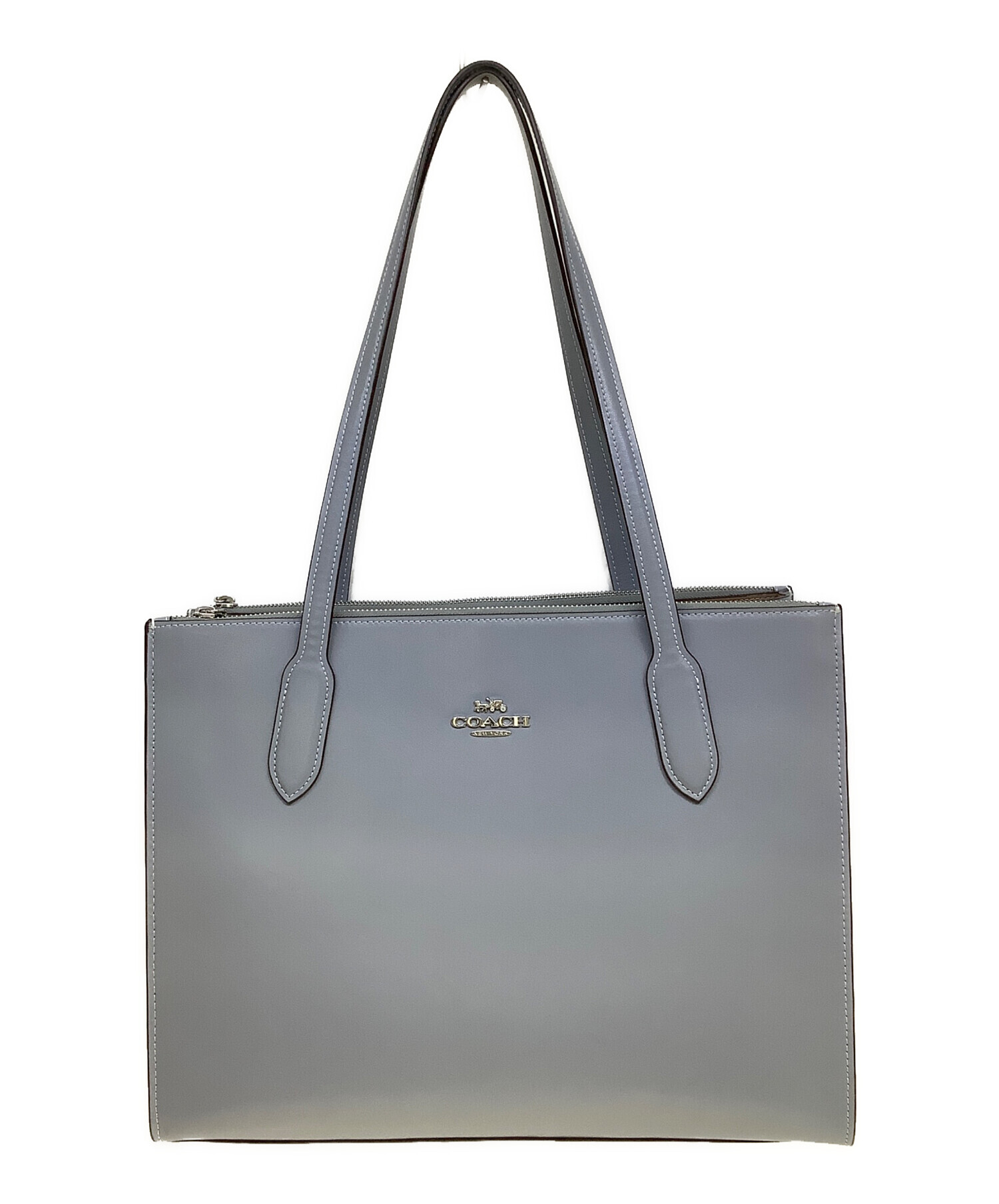 中古・古着通販】COACH (コーチ) ハンドバッグ ブルー|ブランド・古着 中古・古着通販】COACH (コーチ) ハンドバッグ ブルー|ブランド・古着