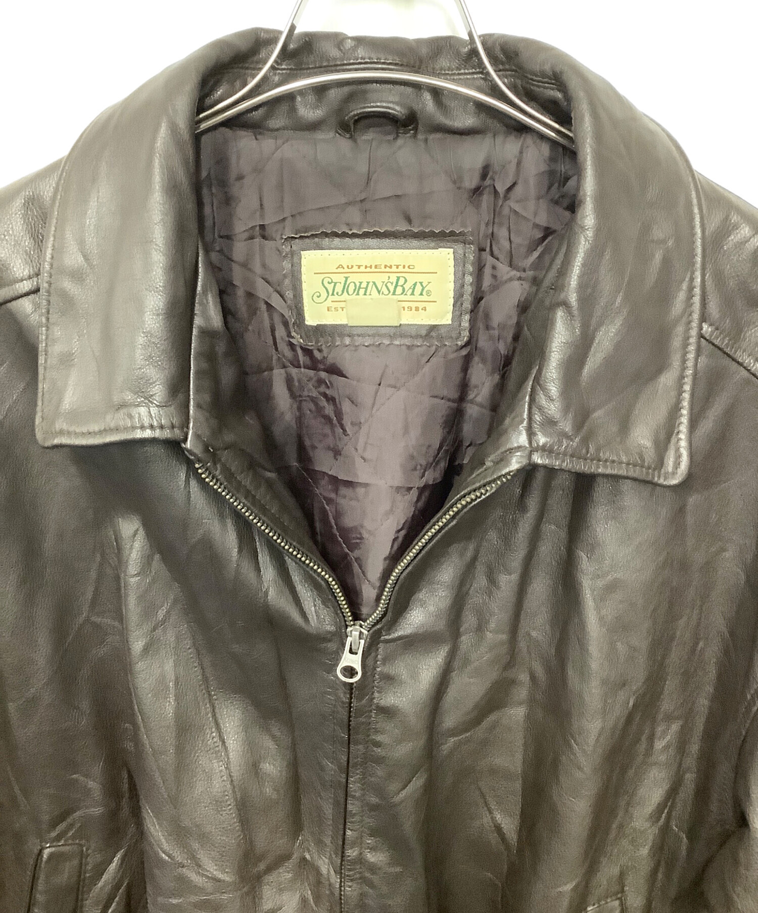 中古・古着通販】ST JOHN'S BAY (セントジョンズベイ) レザー