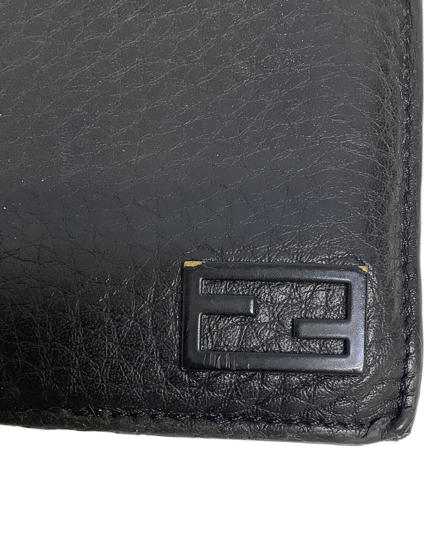 中古・古着通販】FENDI (フェンディ) 2つ折り財布 ブラック｜ブランド