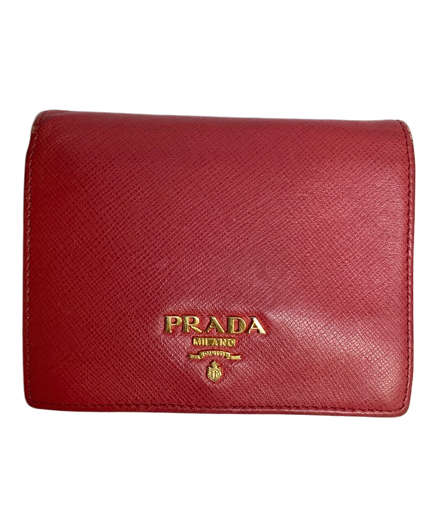 プラダ二つ折り財布ピンク PRADA 二つ折り財布 ピンク 公式通販 PRADA