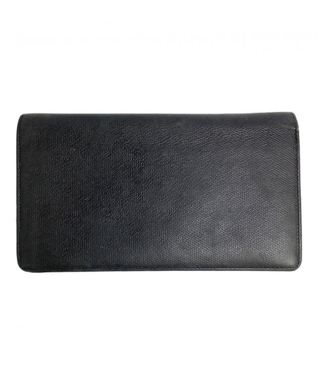 中古・古着通販】CHANEL (シャネル) ココマーク2つ折り長財布 ブラック
