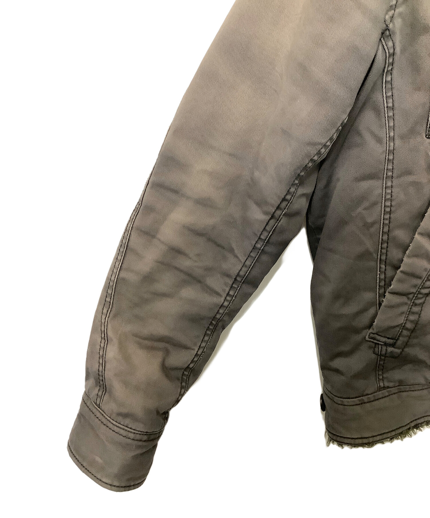 中古・古着通販】DIESEL (ディーゼル) ボア付ミリタリージャケット 