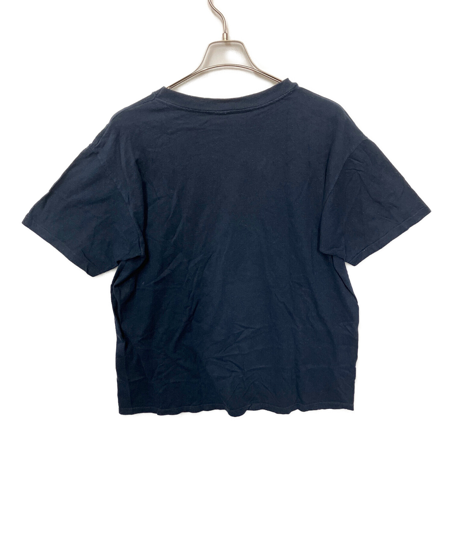 中古・古着通販】Champion (チャンピオン) 半袖カットソー ネイビー 