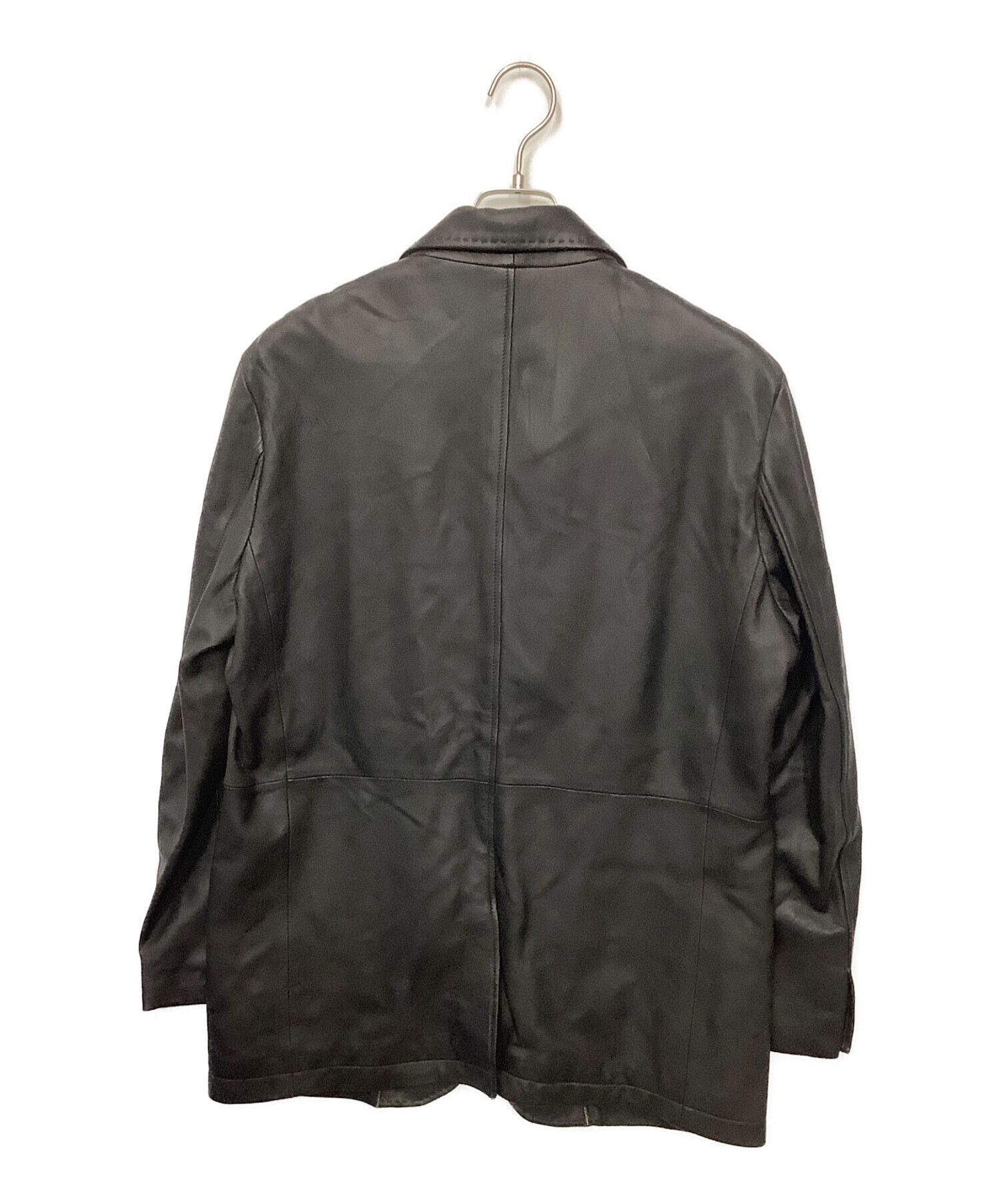 中古・古着通販】Golden Bear (ゴールデンベア) レザーコート ブラウン 