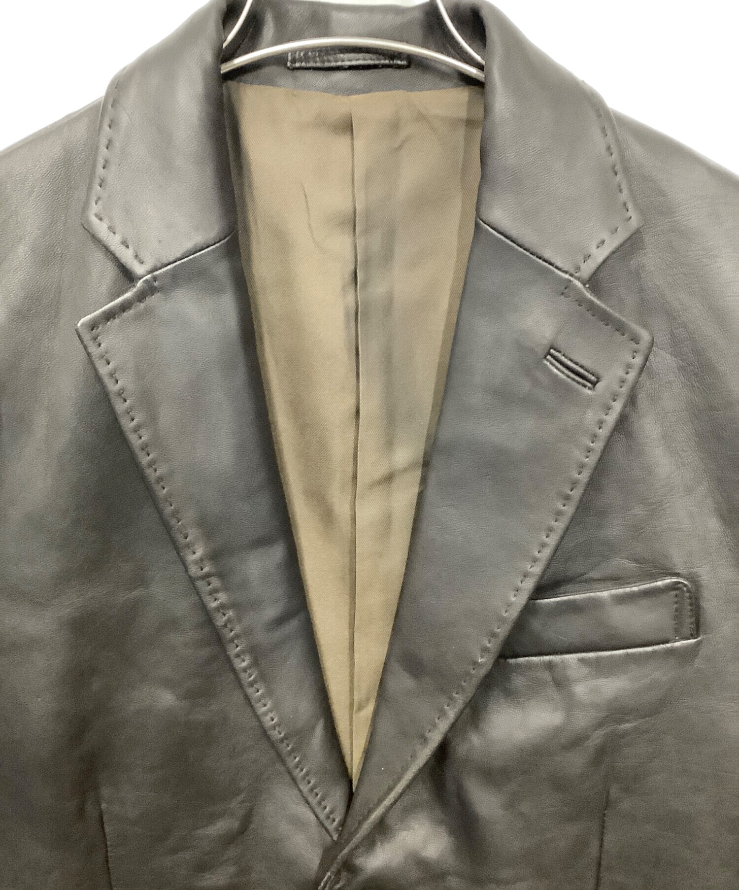 中古・古着通販】Golden Bear (ゴールデンベア) レザーコート ブラウン 