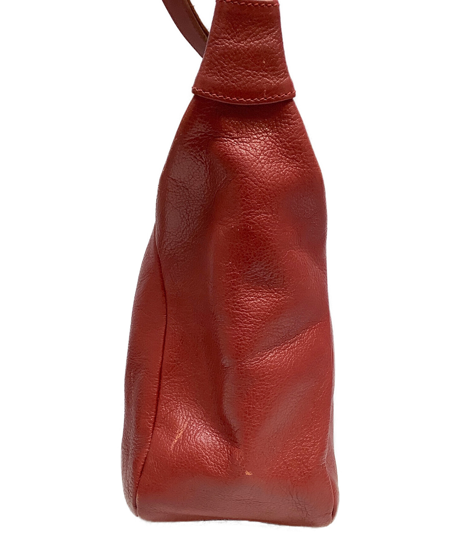 中古・古着通販】IL BISONTE (イル ビゾンテ) レザーショルダーバッグ 