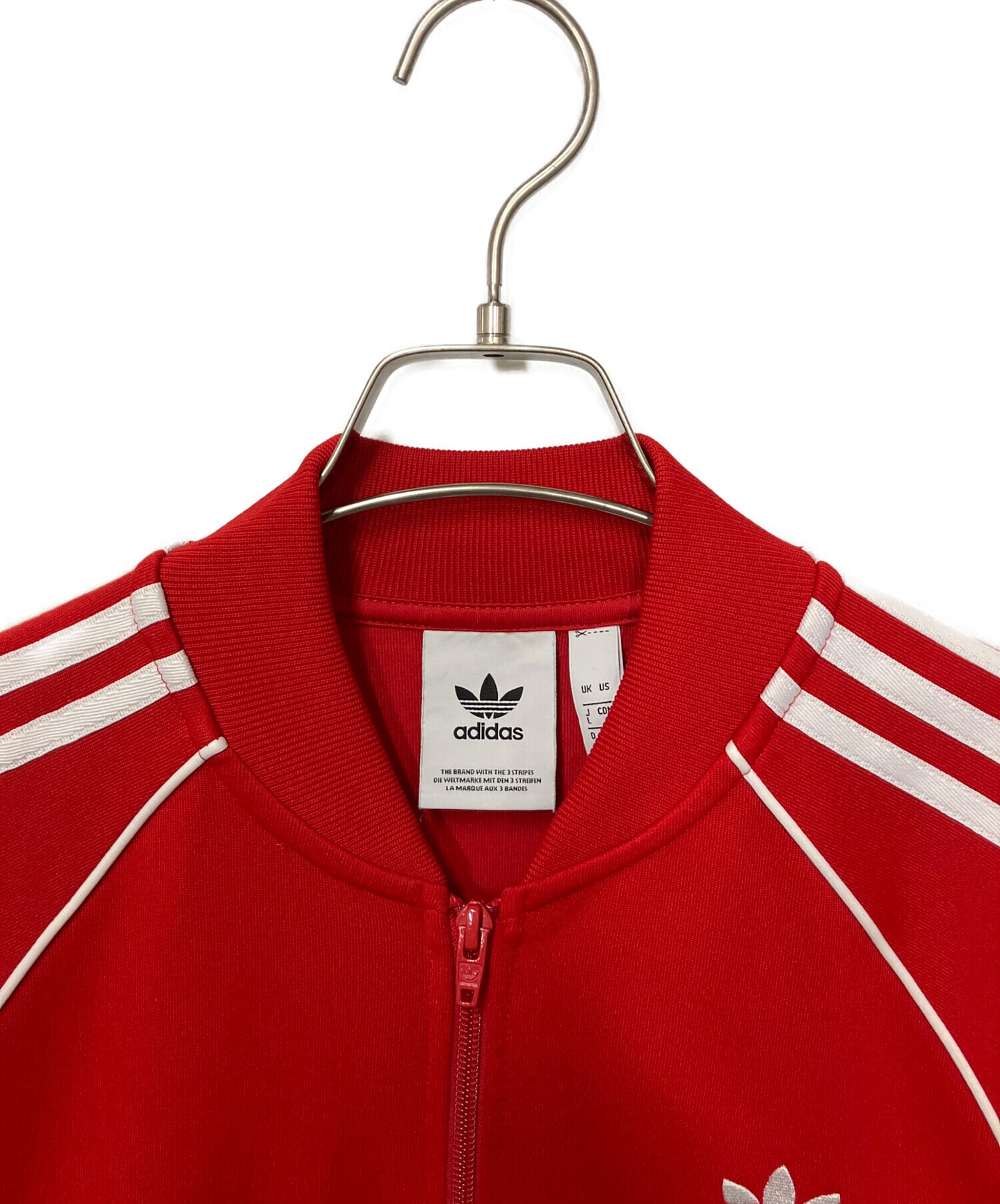 中古・古着通販】adidas (アディダス) トラックジャケット レッド