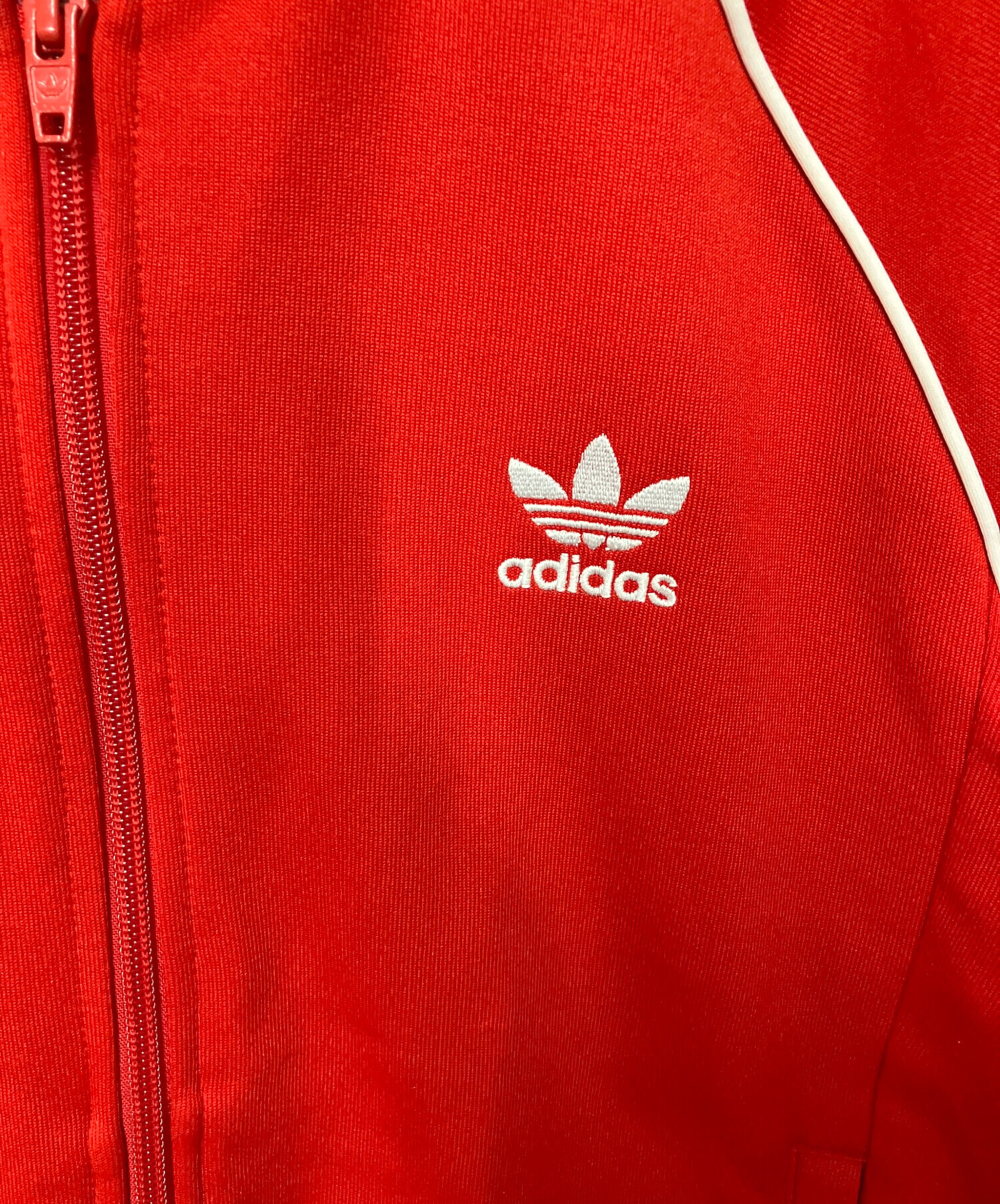 中古・古着通販】adidas (アディダス) トラックジャケット レッド