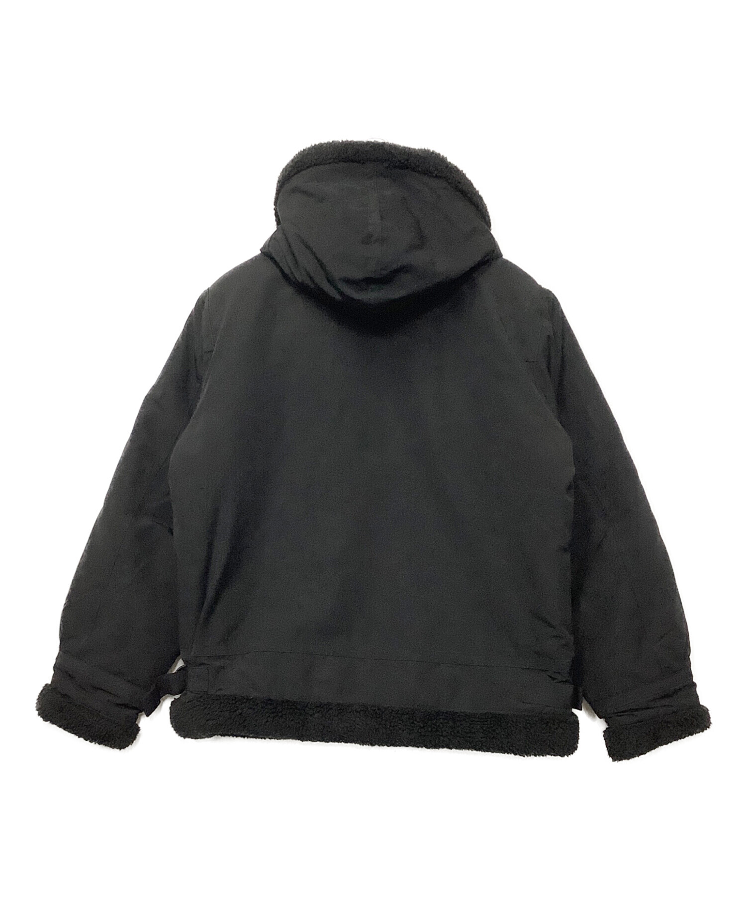 中古・古着通販】AVIREX (アヴィレックス) B-3 HOODIE ブラック サイズ 
