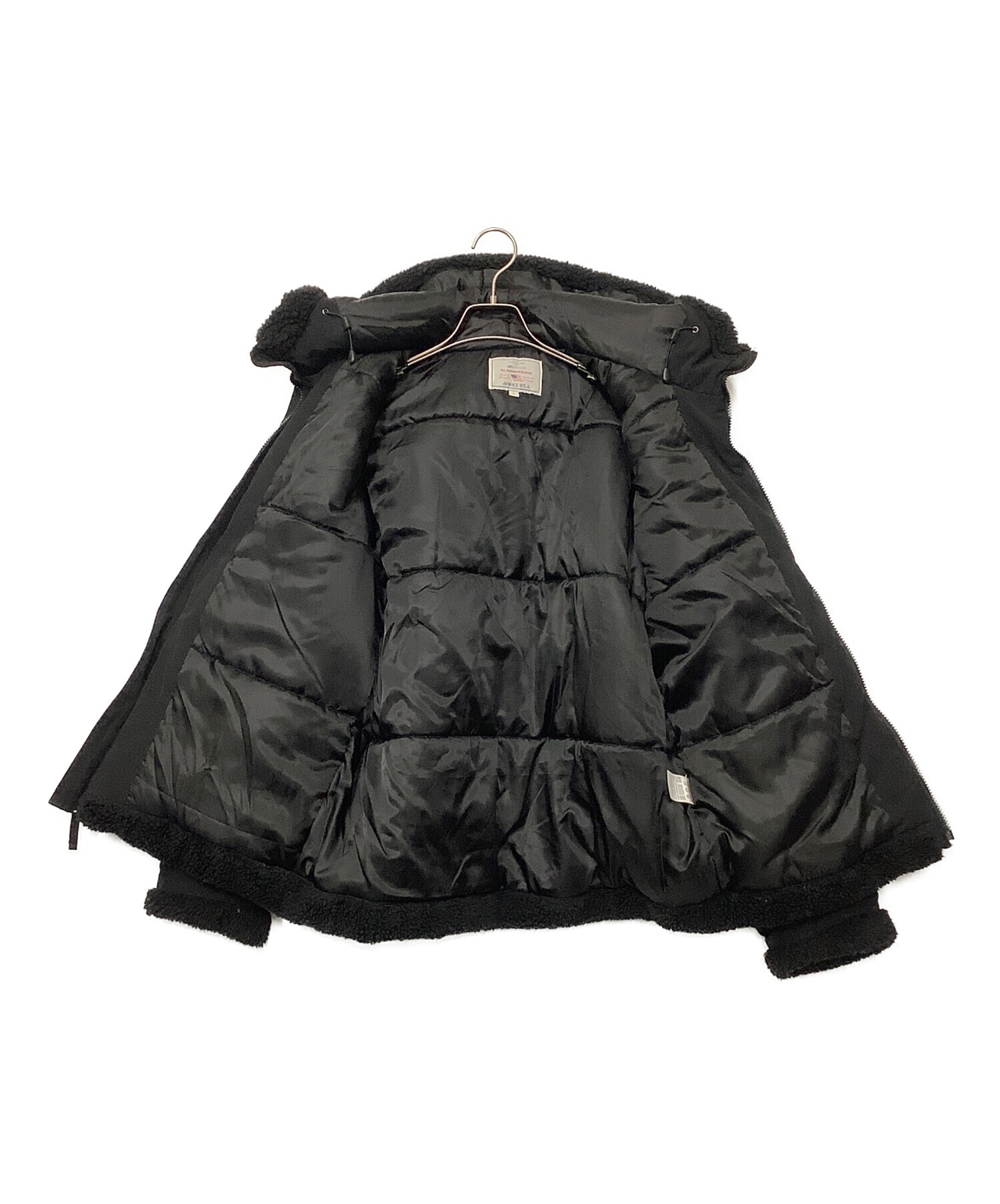 中古・古着通販】AVIREX (アヴィレックス) B-3 HOODIE ブラック サイズ