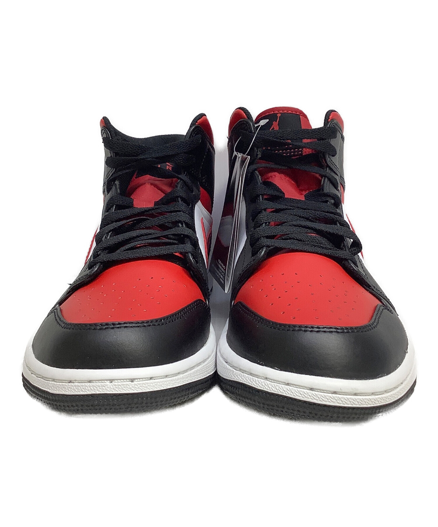 中古・古着通販】NIKE (ナイキ) Air Jordan 1 Mid レッド×ブラック 