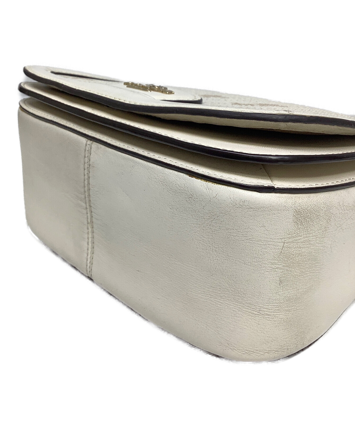 中古・古着通販】COACH (コーチ) ショルダーバッグ アイボリー