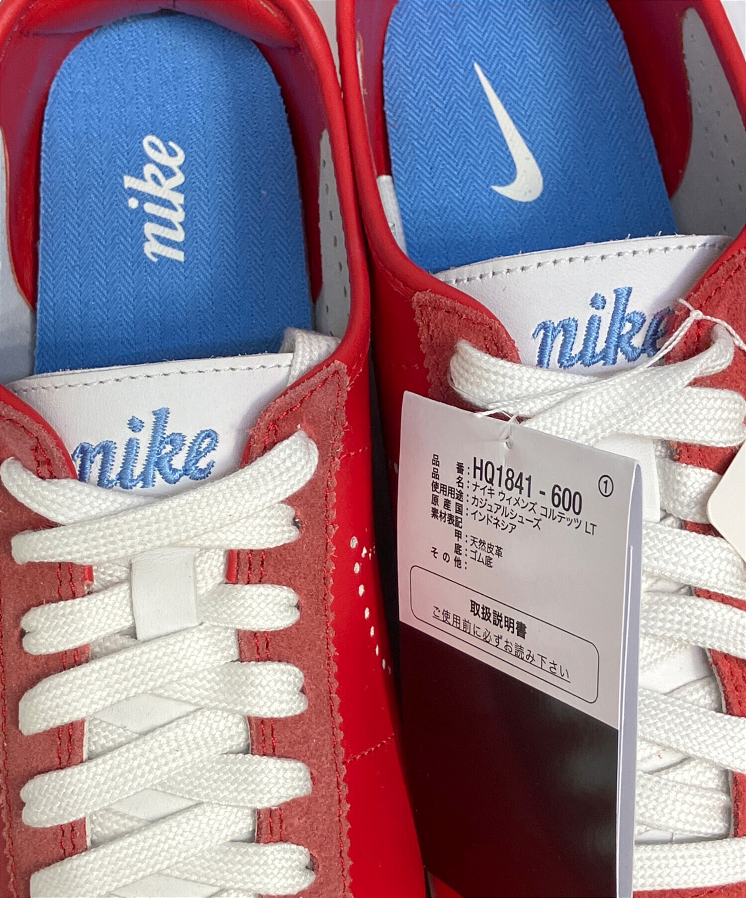 中古・古着通販】NIKE (ナイキ) Cortez LT レッド サイズ:23.5cm 未