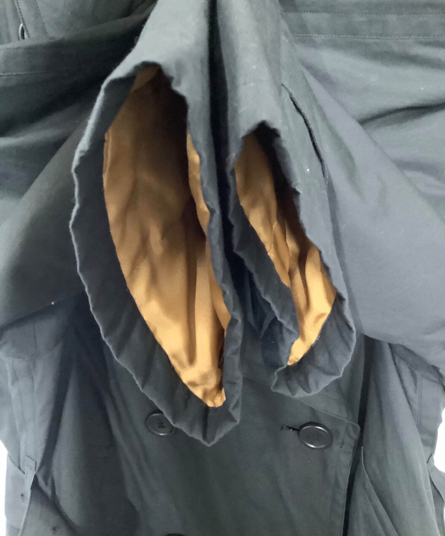 中古・古着通販】Burberry's (バーバリーズ) 中綿コート ブラック