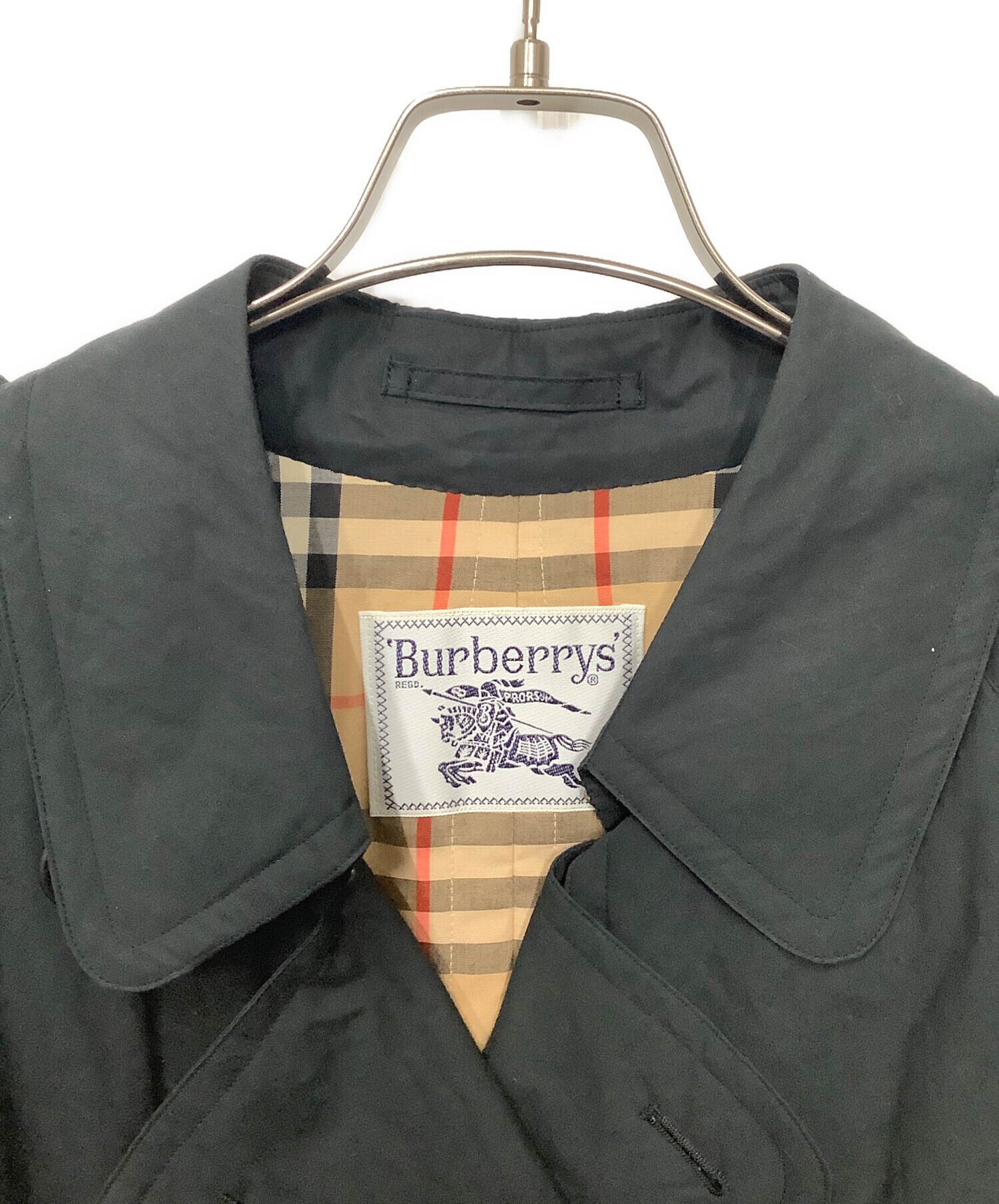 ヴィンテージ　バーバリー　コート　中綿 中古・古着通販】Burberry's (バーバリーズ) 中綿コート ブラック