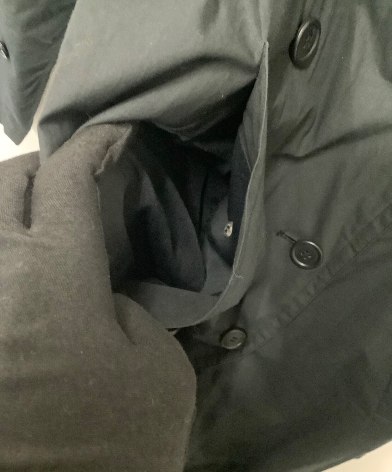 中古・古着通販】Burberry's (バーバリーズ) 中綿コート ブラック