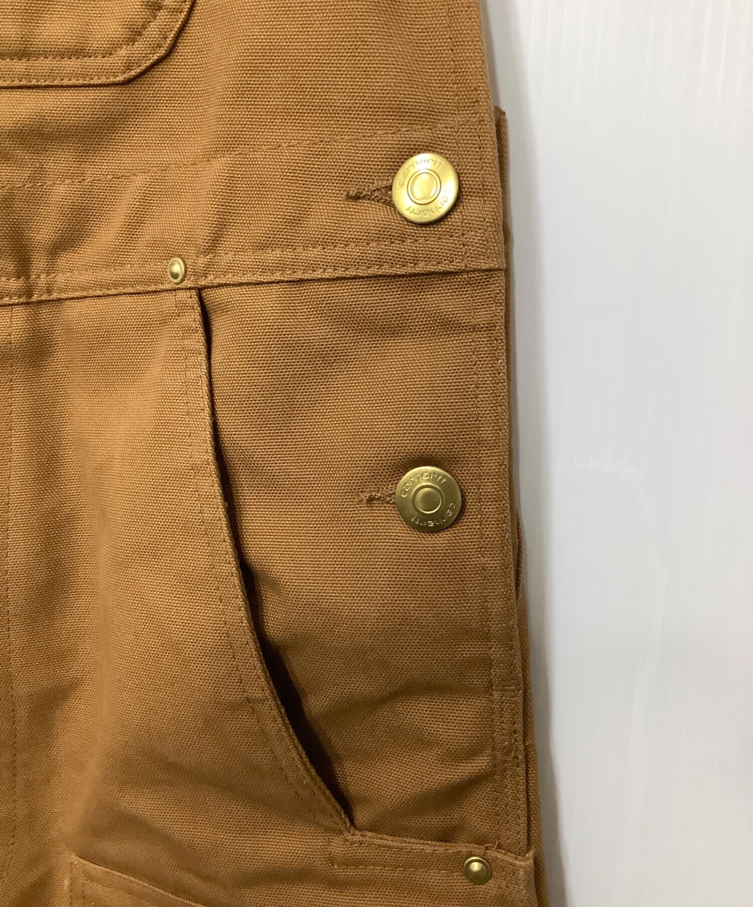 中古・古着通販】CarHartt (カーハート) オーバーオール ベージュ
