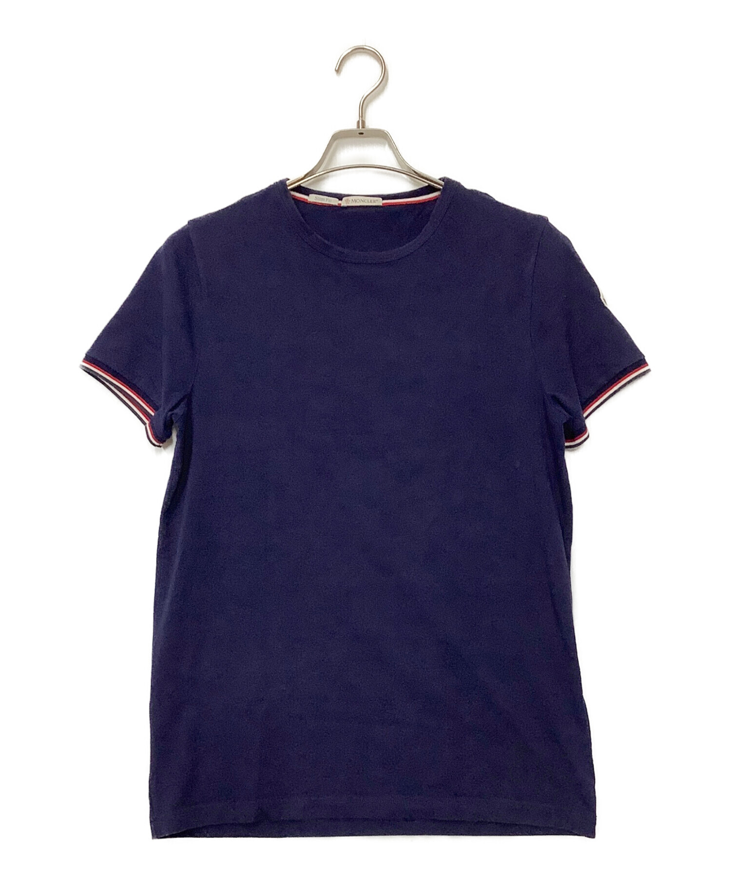 中古・古着通販】MONCLER (モンクレール) 半袖カットソー ネイビー 