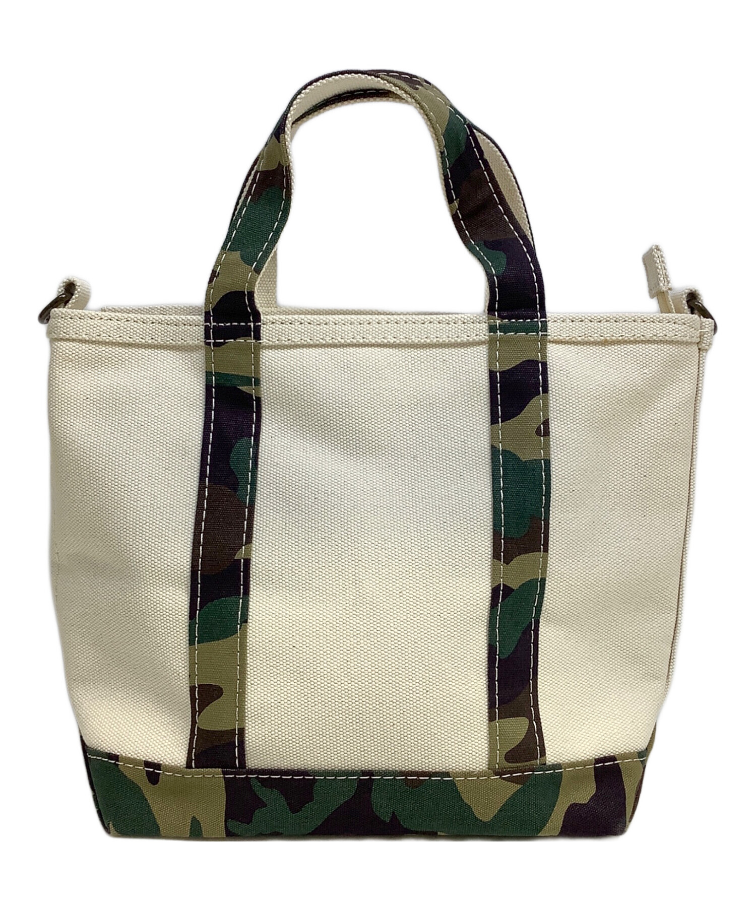 中古・古着通販】L.L.Bean (エルエルビーン) キャンバスハンドバッグ 
