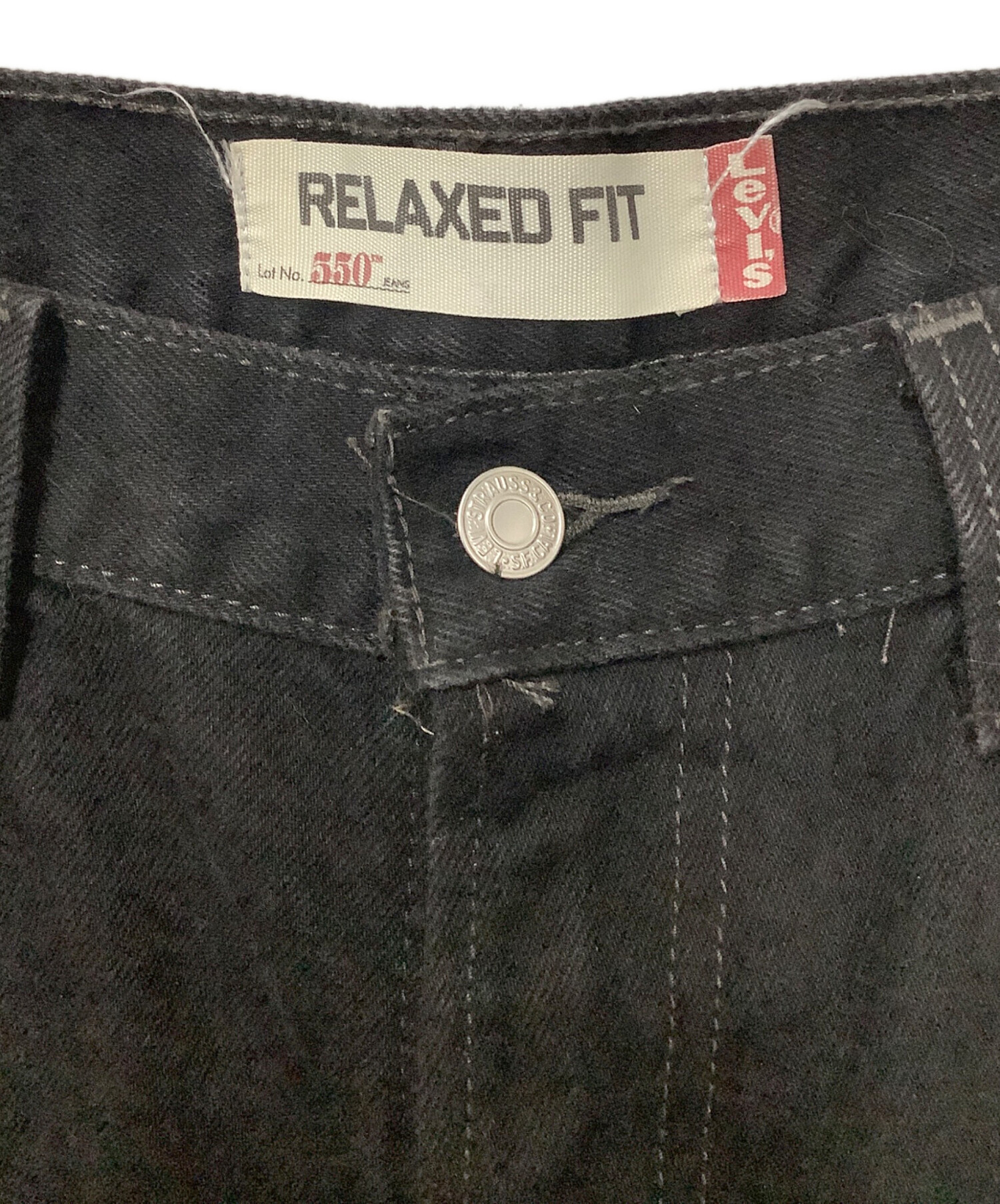 中古・古着通販】LEVI'S (リーバイス) デニムパンツ ブラック サイズ